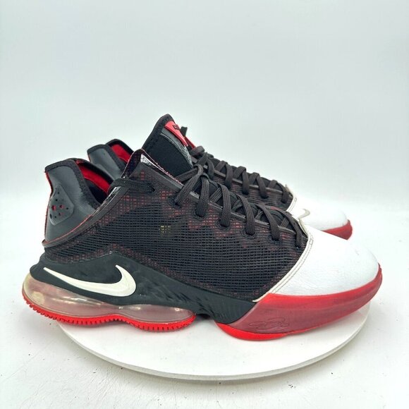 Nike Other - Nike Lebron 19 Low Bred Men Size 11.5 DH1270 001 Black White Red Training Shoes
